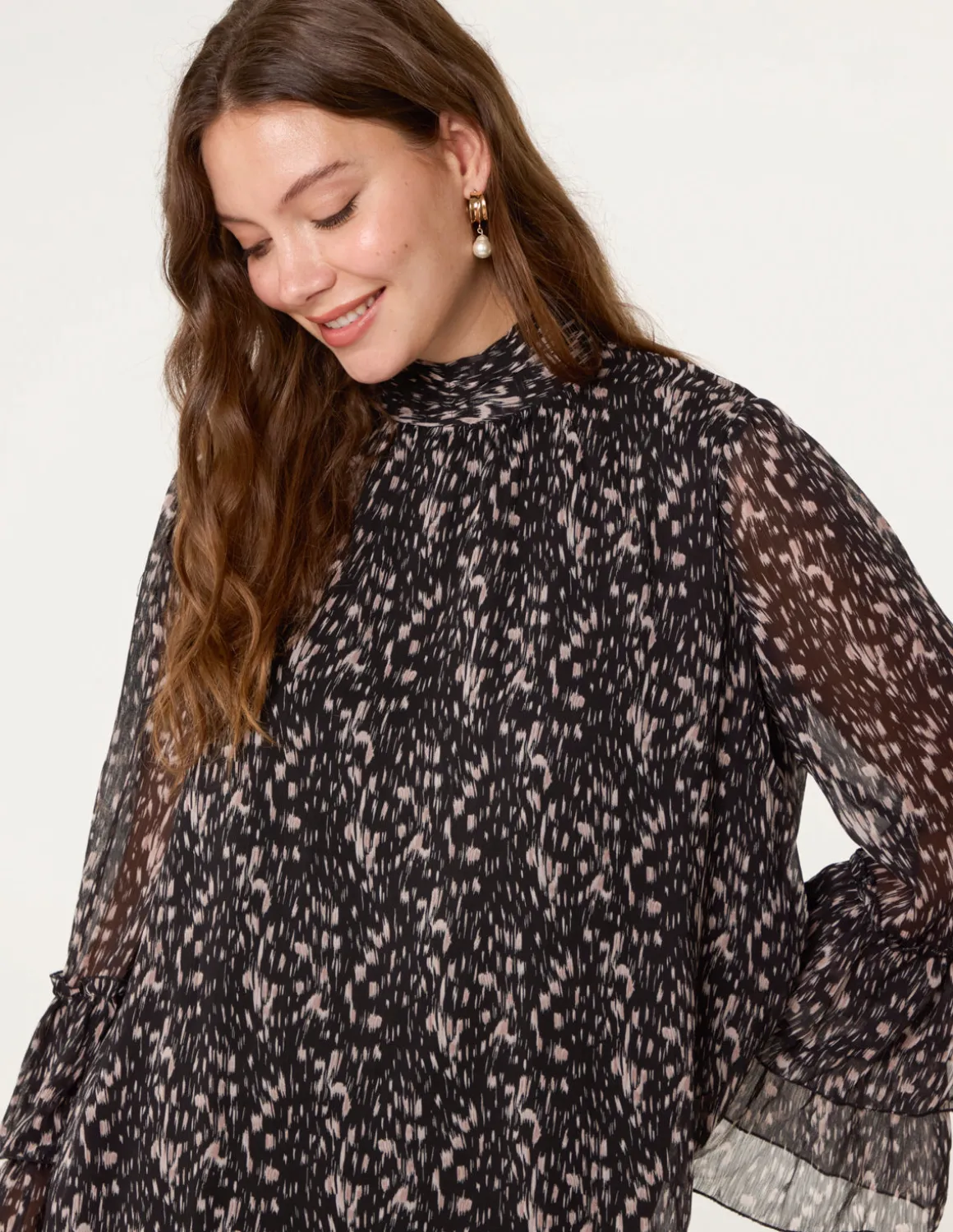 Frill Sleeve Blouse
