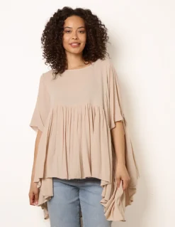 Gathered Oversized Top