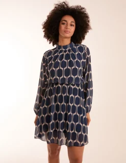 Geometric Print Dress