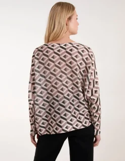 Geometric Print Top