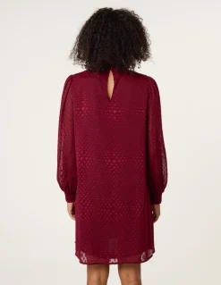 High Neck Shift Dress