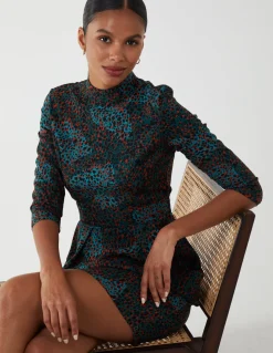 High Neck Tulip Dress