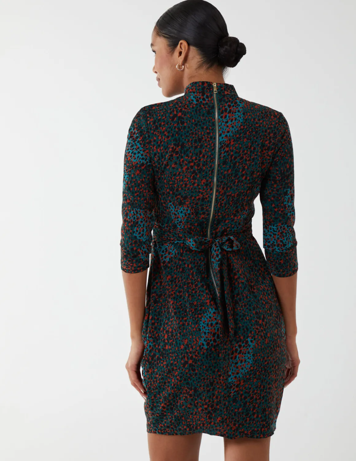 High Neck Tulip Dress