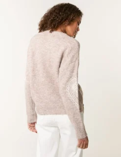 Jumper With Embroidered Heart