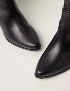 Knee High Leather Look Boots