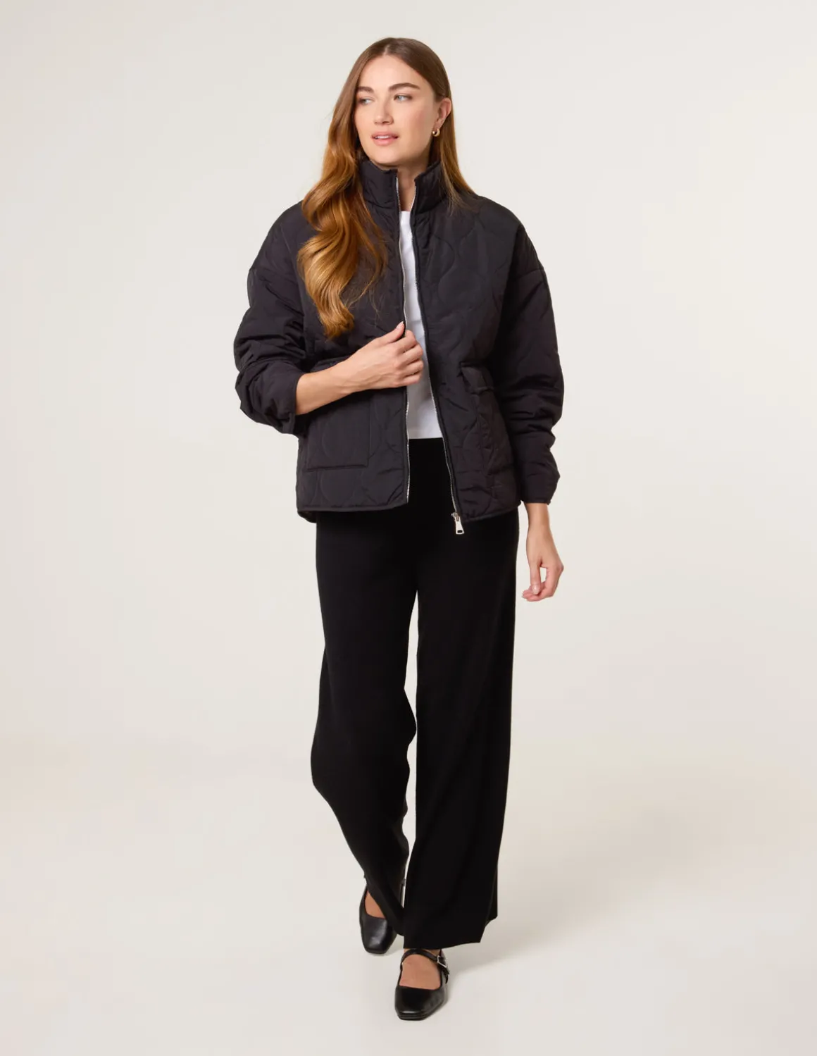 Knitted Wide Leg Trousers