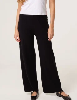 Knitted Wide Leg Trousers