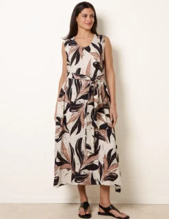 Leaf Print Dress