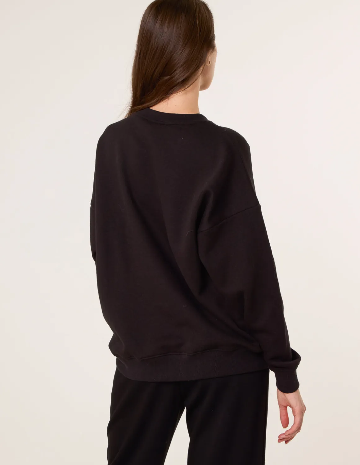Leopard And Sequin Bow Sweatshirt