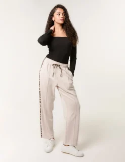 Leopard Side Stripe Jogger