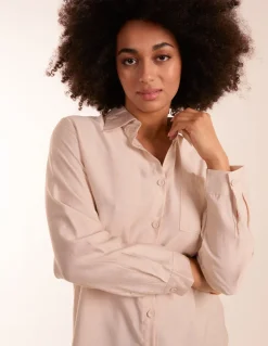 Linen Button Front Shirt
