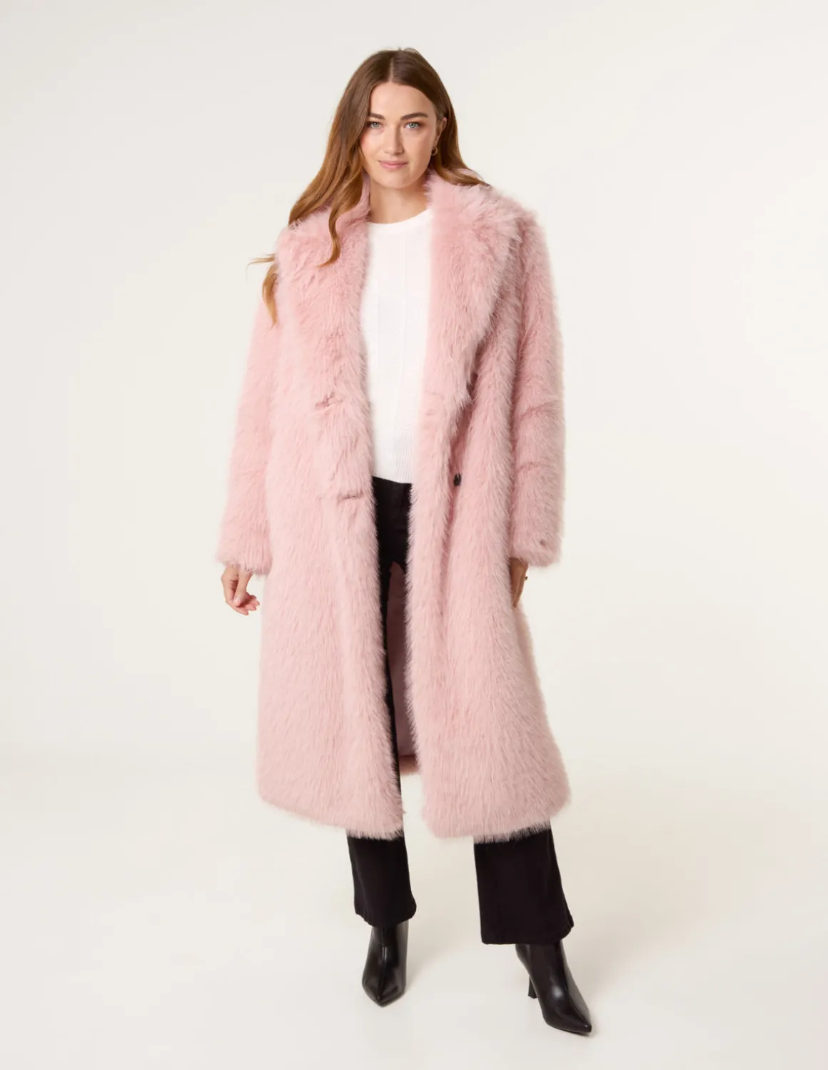 Long Fluffy Coat