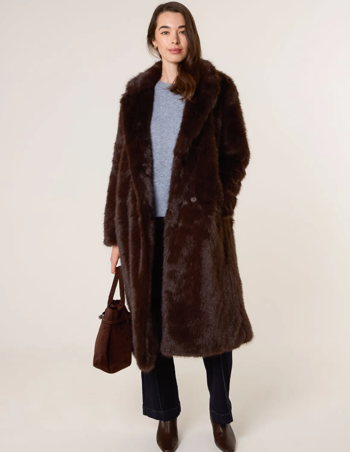 Long Fluffy Coat