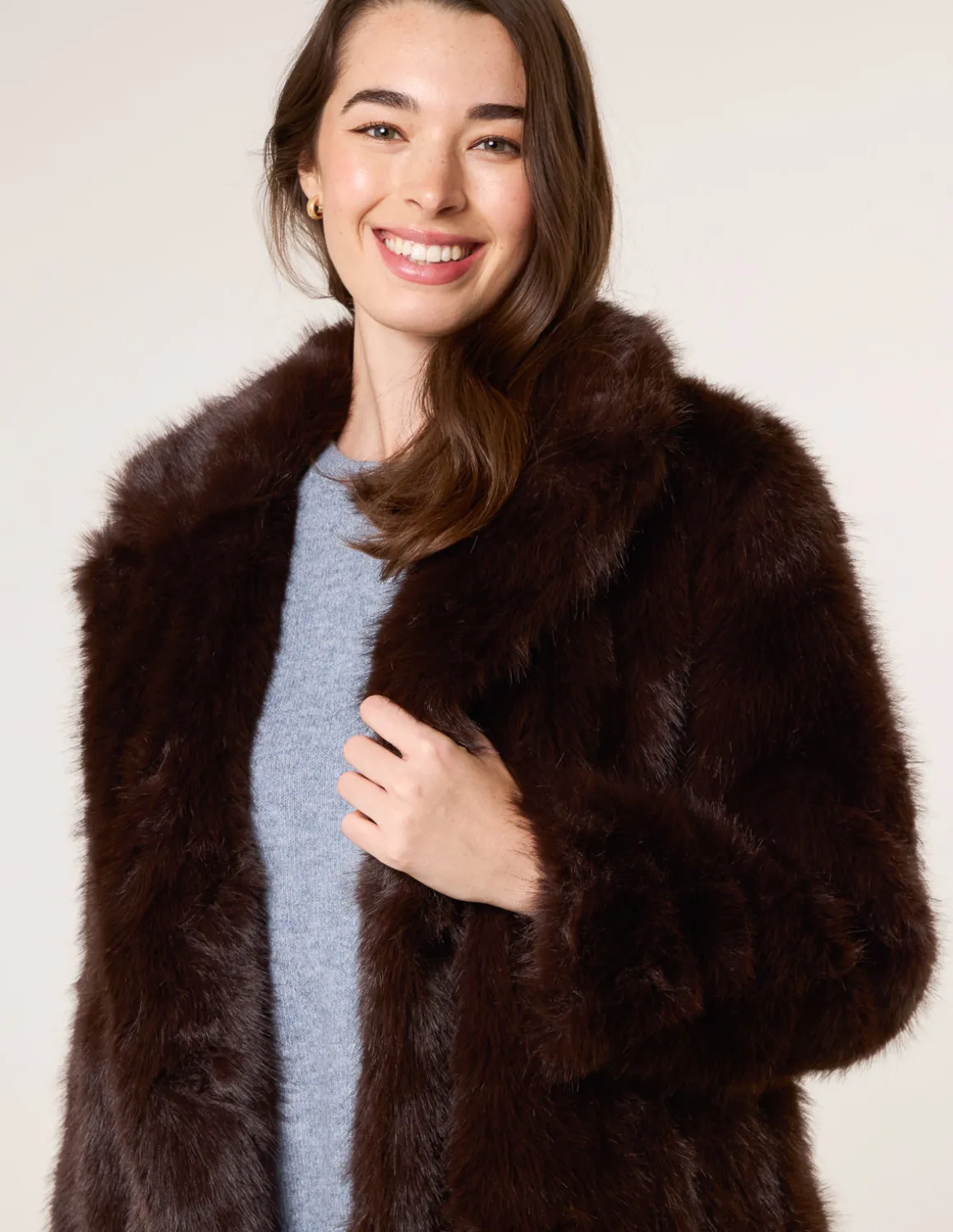 Long Fluffy Coat