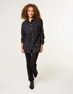 Long Sleeved Denim Shirt