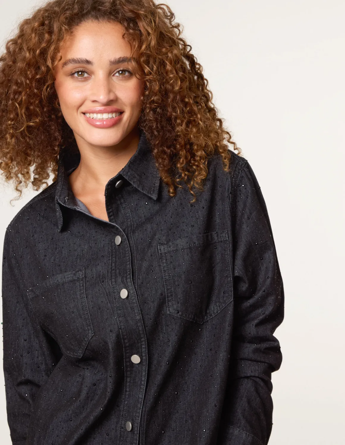 Long Sleeved Denim Shirt