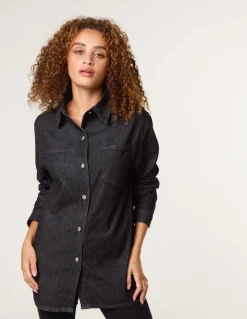 Long Sleeved Denim Shirt