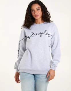 Los Angeles Slogan Sweatshirt