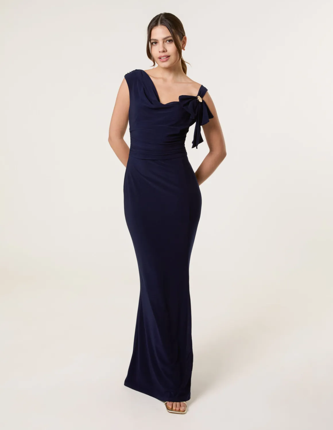 Maxi Dress With Metal Detailing