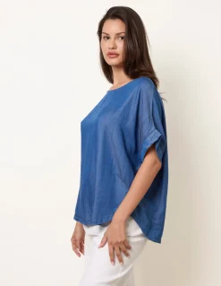 Mid Denim Wash Top
