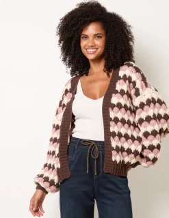 Multicoloured Striped Cardigan