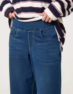 Multi Stretch Wide Leg Jeans