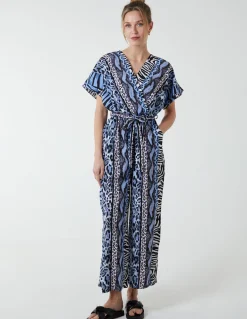 Multi Stripe Animal Jumpsuit