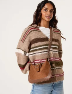 Multi Stripe Knit Cardigan