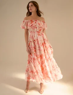 Off The Shoulder Maxi Dress