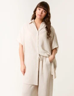 Oversized Pinstripe Shirt