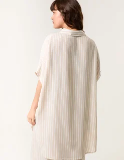 Oversized Pinstripe Shirt
