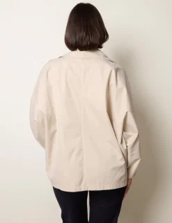 Oversized Short Length Trench Coat