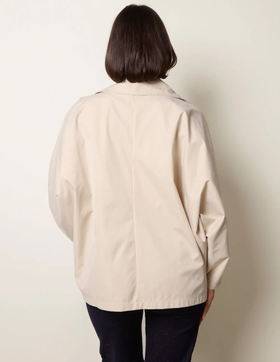 Oversized Short Length Trench Coat