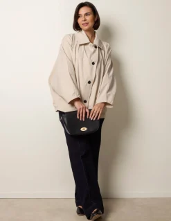 Oversized Short Length Trench Coat