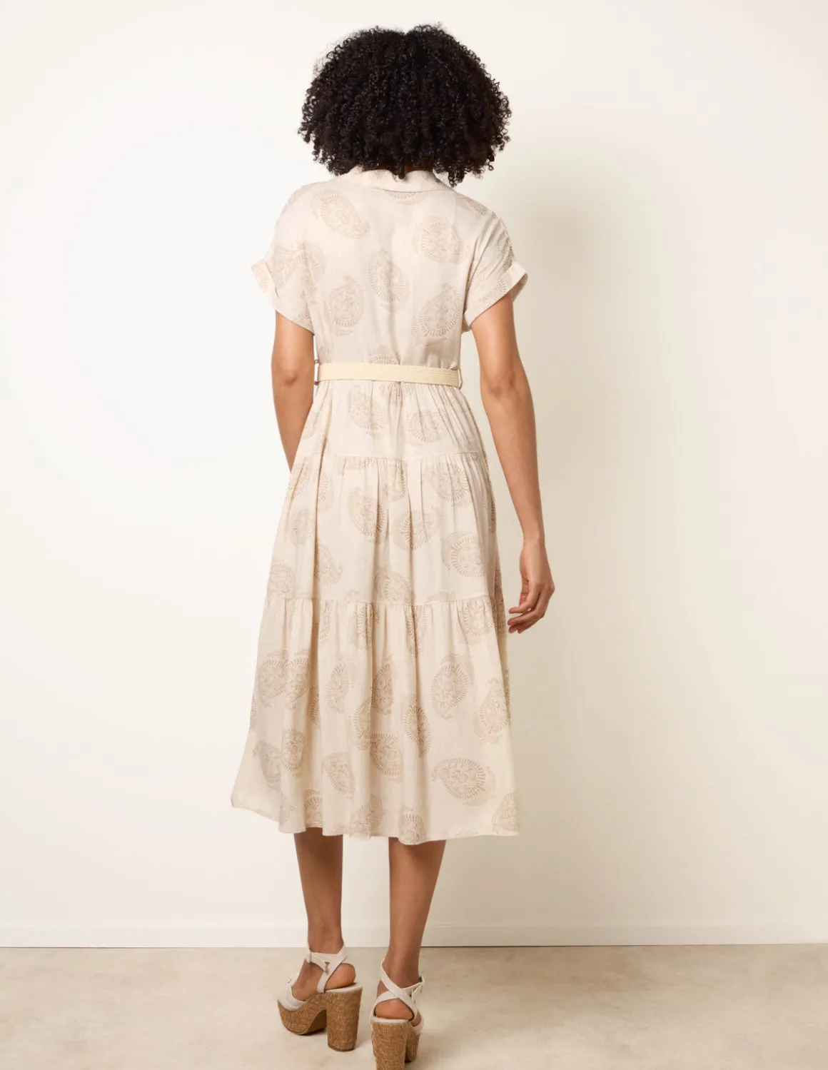 Paisley Print Dress