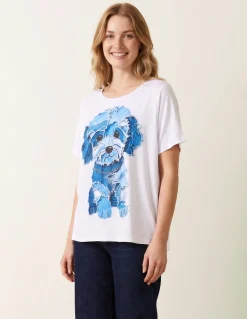 Patchwork Denim Dog Top