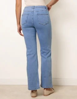 Pearl Button Detail Jeans
