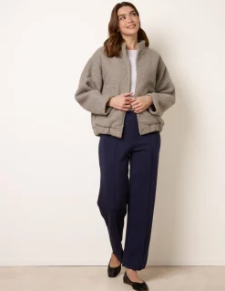 Pintuck Jersey Trousers