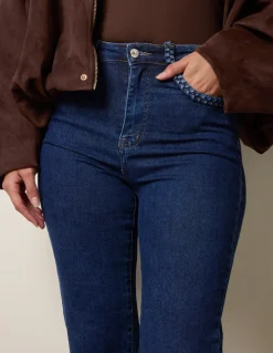 Pocket Rope Stretch Jeans