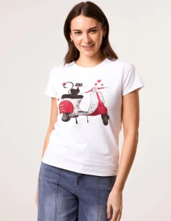 Printed Cat T-Shirt