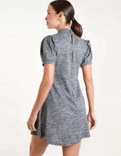 Puff Sleeve Smock Dress