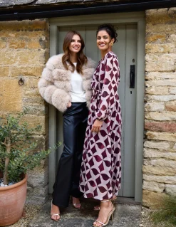 PU Wide Leg Trousers