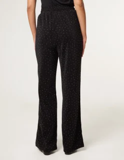 Rhinestone Detailed Trousers