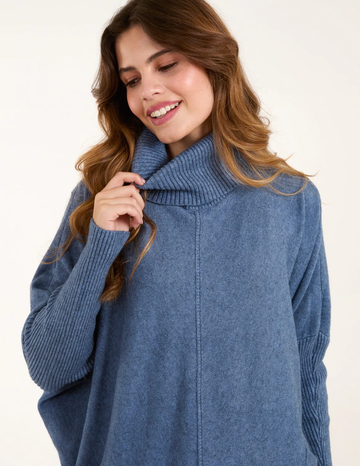 Roll Neck Pocket Jumper