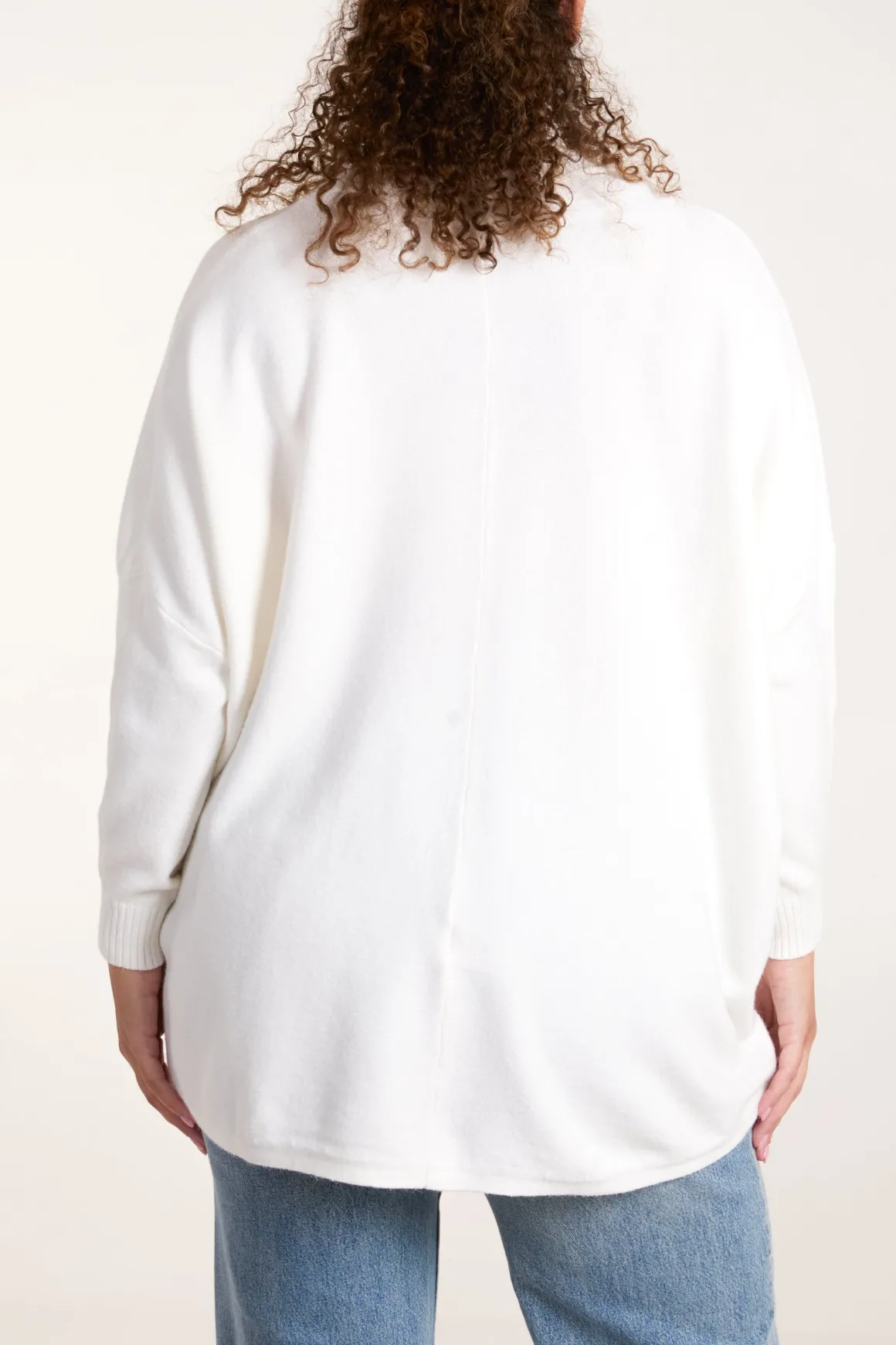 Round Neck Pocket Jumper
