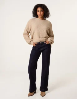 Round Neck Sequin Detailed Jumper