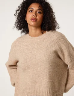 Round Neck Sequin Detailed Jumper