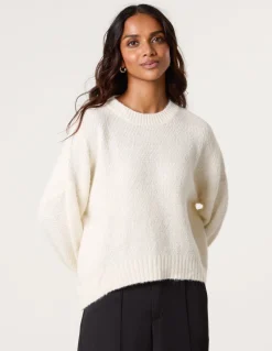 Round Neck Sequin Detailed Jumper
