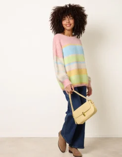 Round Neck Stripe Jumper