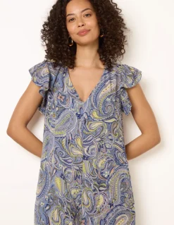 Ruffle Detail Jumpsuit